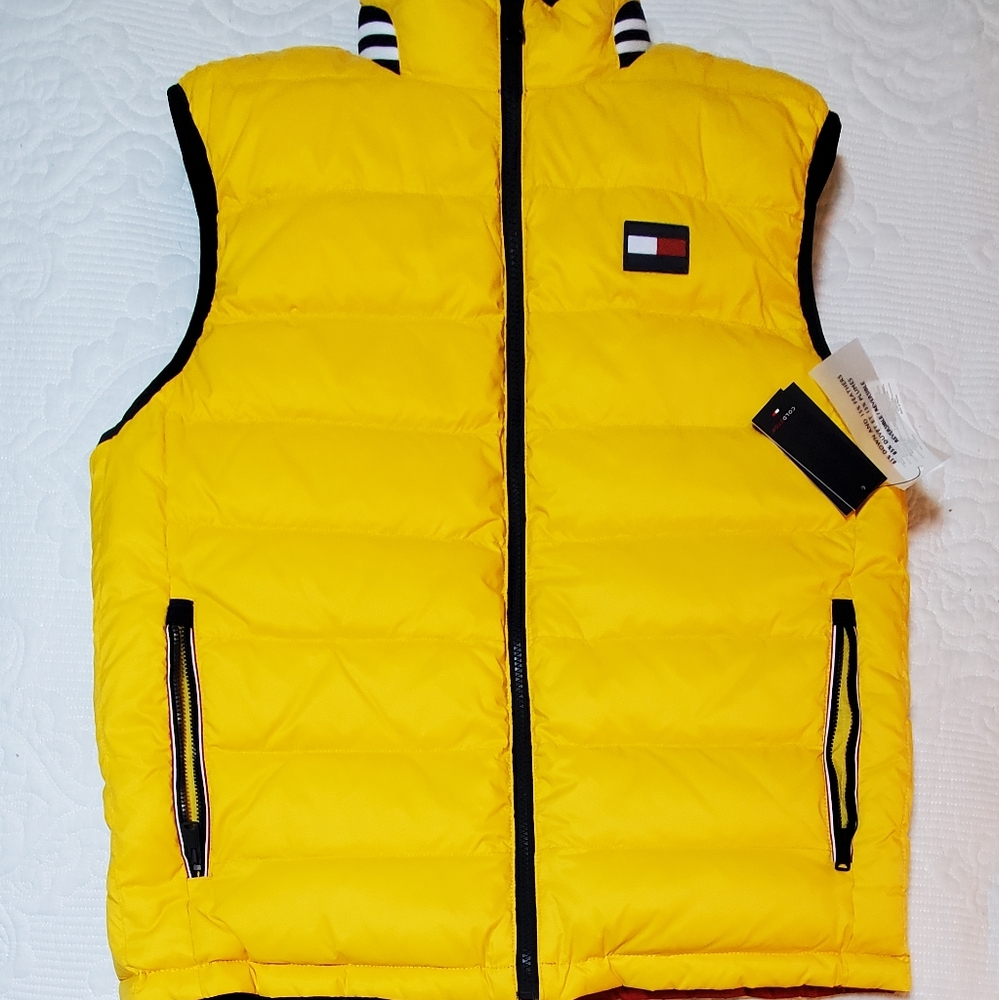 Tommy Hilfiger Down Riversable Vest,Men Size L
